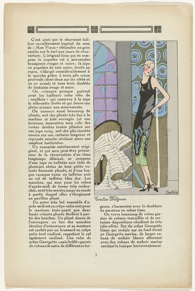 Très Parisien, 1927 : Création Molyneux (...) (1927) by Bertaux, anonymous, Edward Henry Molyneux, Lucien Lelong and G P…
