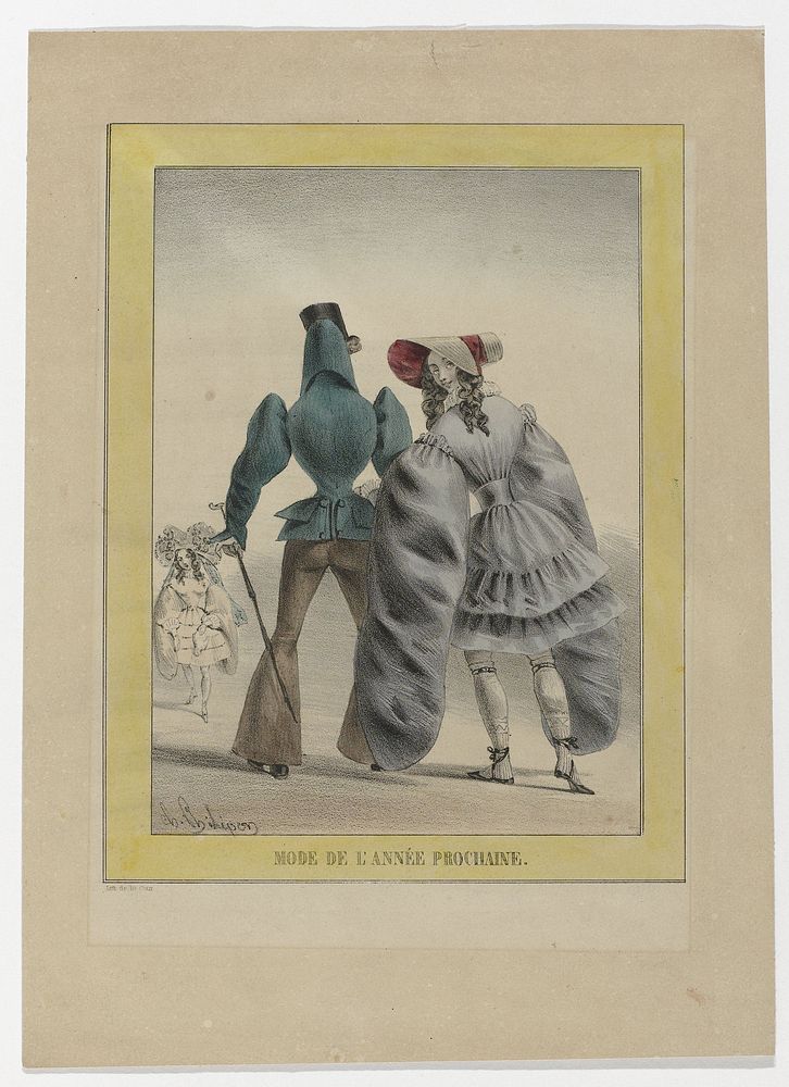 Mode de l'année prochaine, ca. 1830 (c. 1829) by Charles Philipon and De la Cour