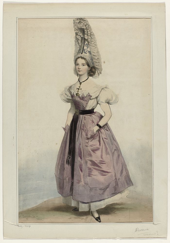 Femme de Bolbec (1810 - 1857) by Antoine Catherine Adolphe Fonrouge and Eugène Devéria