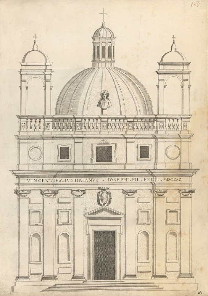 Gezicht op Bassano Romano (1636 - 1647) by Valérien Regnard and Nicolò Lorenese