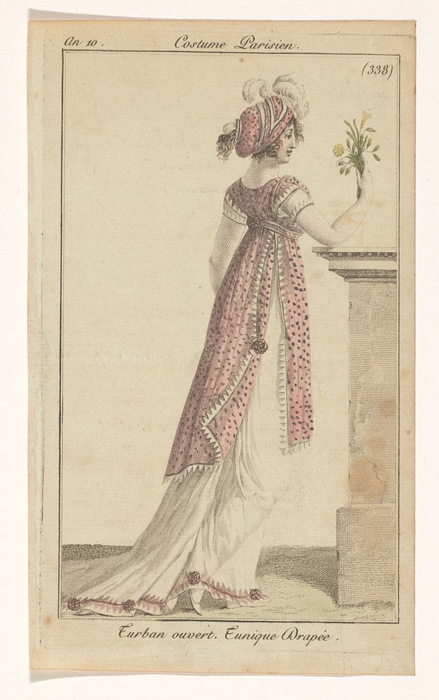 Jonge vrouw met tulband (1801 - 1802) by anonymous