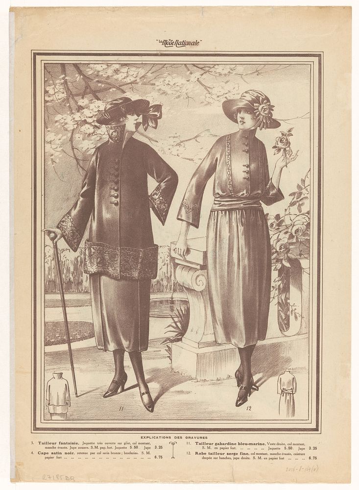 "La Mode Nationale", nrs. 11 en 12 (c. 1908 - c. 1910) by anonymous