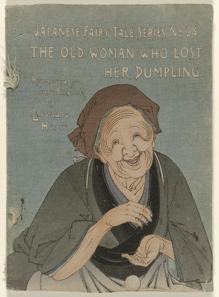 De oude vrouw die haar knoedel verloor (1902) by Suzuki Kason, Lafcadio Hearn and Hasegawa Takejiro