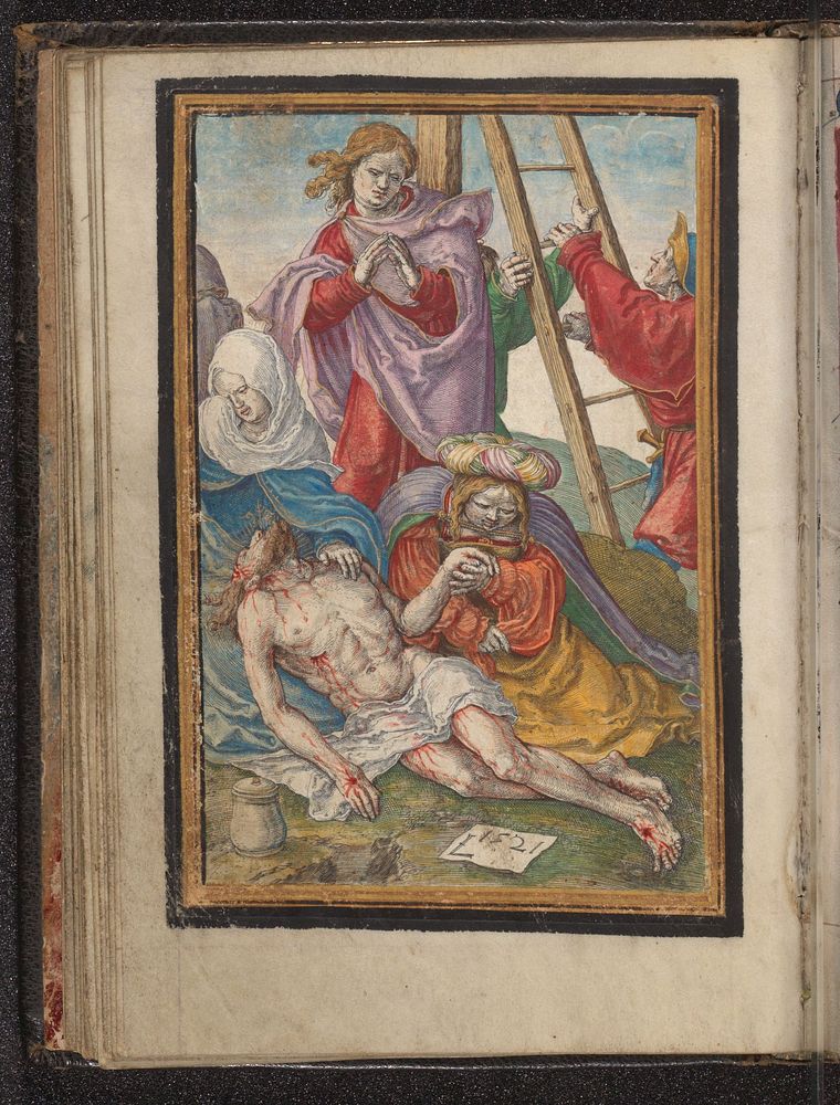 Kruisafneming (1521) by Lucas van Leyden and Lucas van Leyden