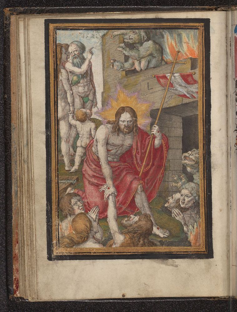 Afdaling in het voorgeborchte (1521) by Lucas van Leyden and Lucas van Leyden