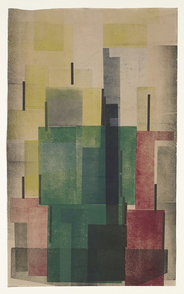 Composition (1924) by Hendrik Nicolaas Werkman