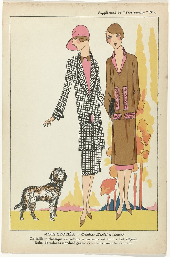 Très Parisien, 1925, No. 9: Supplément: Mots Croissés (1925) by G P Joumard