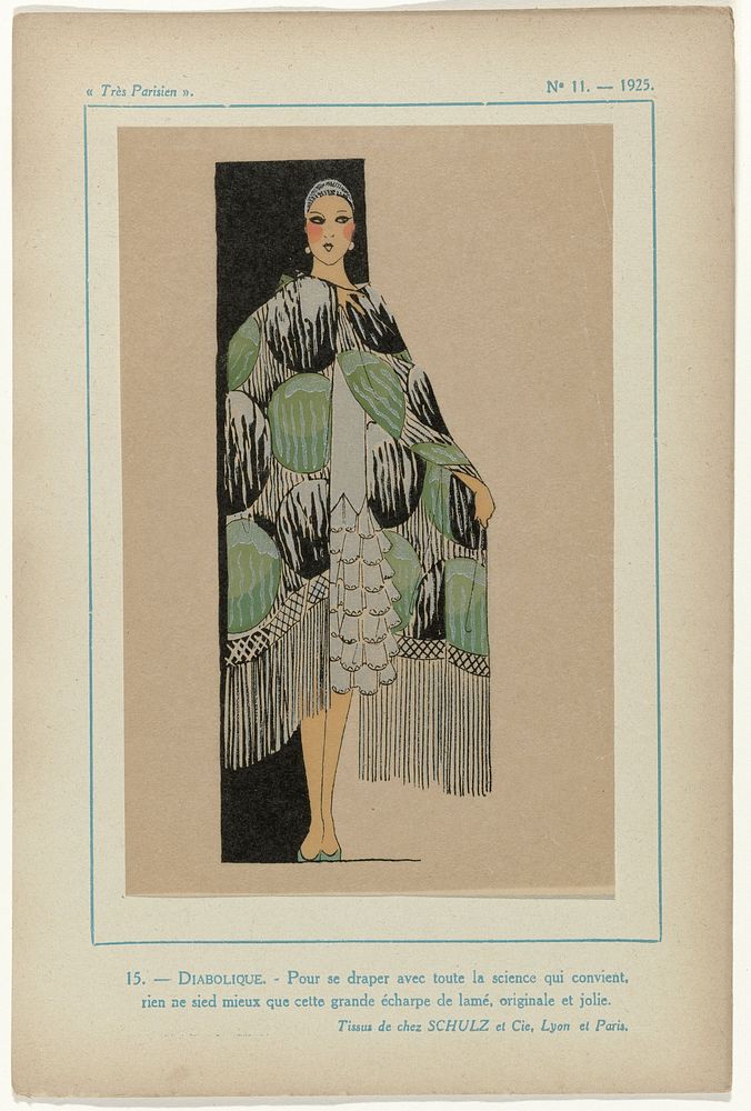 Très Parisien, 1925, No. 11, Pl.  15.- DIABOLIQUE (1925) by G P Joumard
