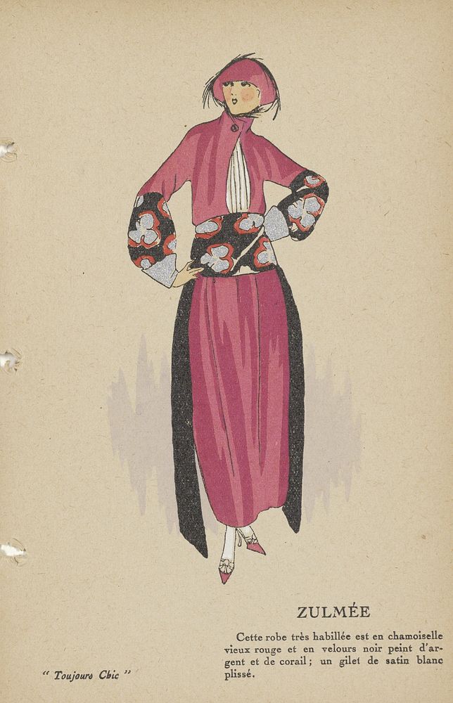 Toujours Chic Les Robes, Hiver 1921-1922: Zulmée (1921 - 1922) by G P Joumard