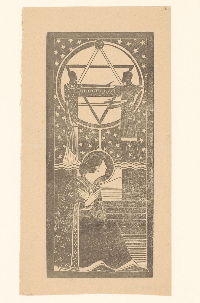 Ruïne van een tempel: tweede droom (1894) by Karel Petrus Cornelis de Bazel