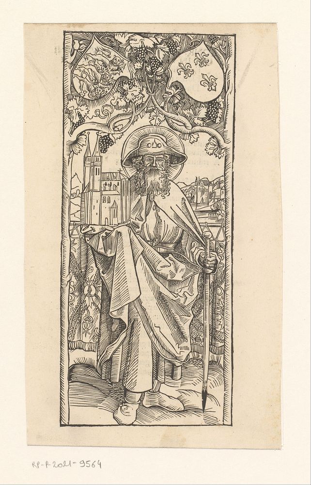 Heilige Sebaldus van Neurenberg (1550 - 1650) by anonymous