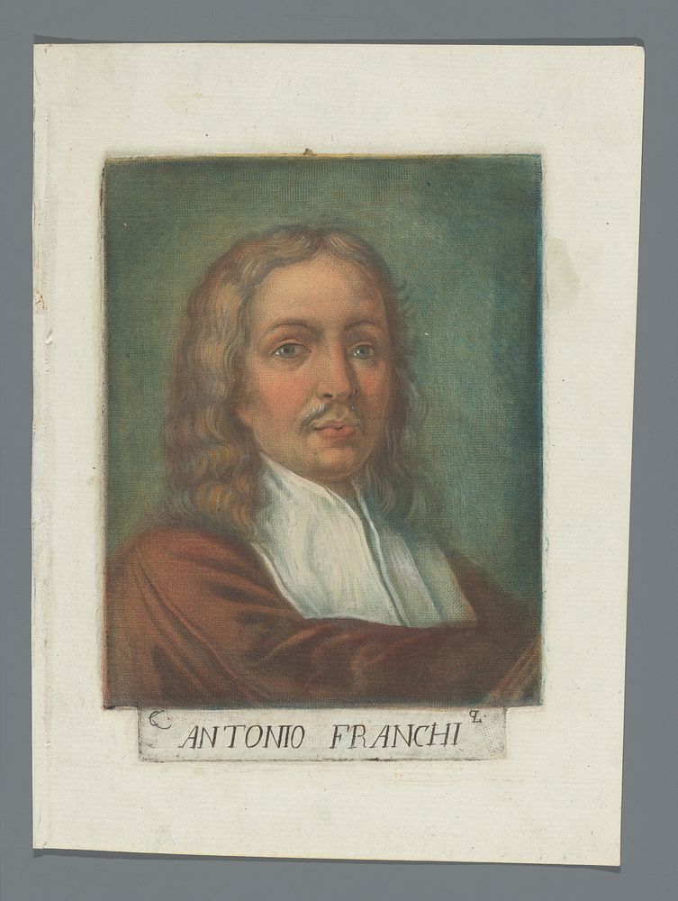 Portret van Antonio Franchi (1789) by Carlo Lasinio and Antonio Franchi