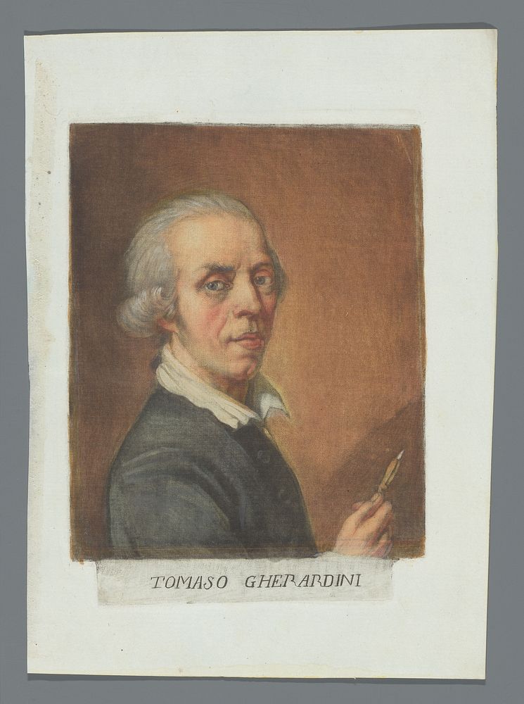 Portret van Tommaso Gherardini (1789) by Carlo Lasinio and Tommaso Gherardini