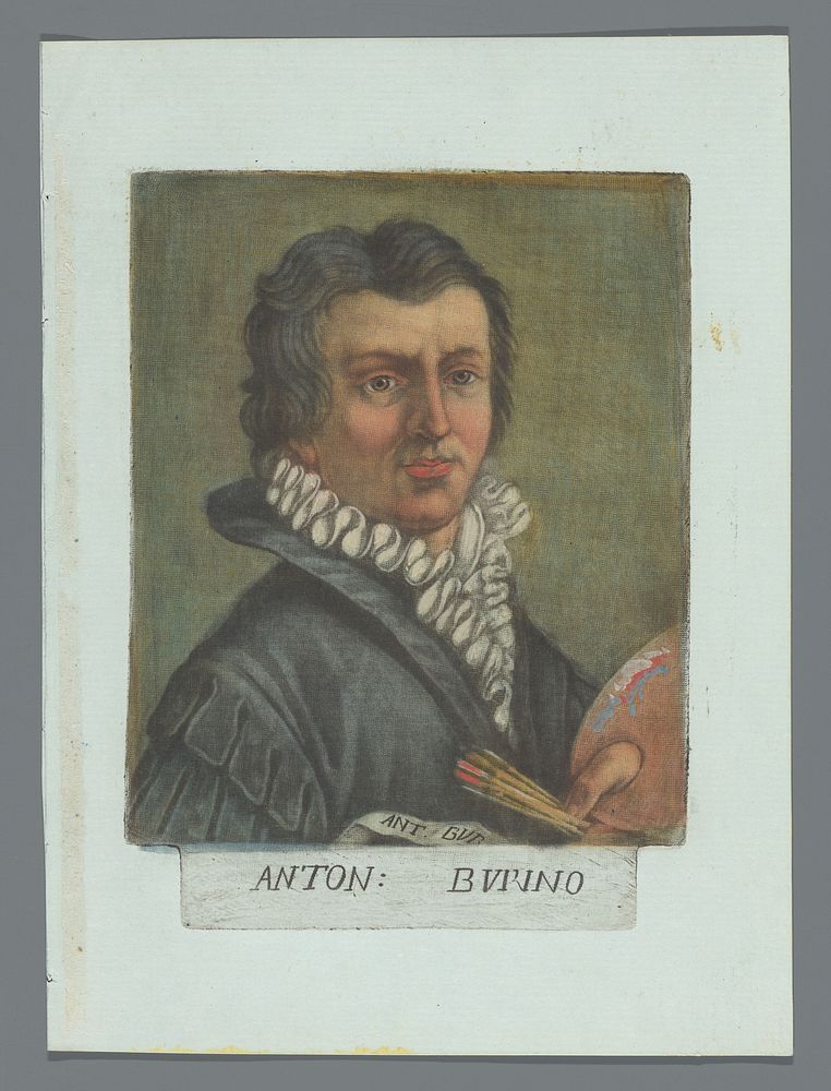 Portret van Gian Antonio Burrini (1789) by Carlo Lasinio and Gian Antonio Burrini