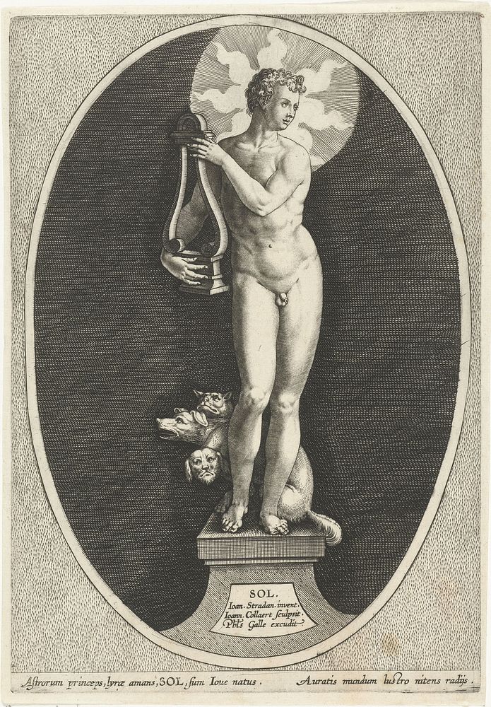 Zon (Sol) (after 1585 - 1628) by Jan Collaert II, Jan van der Straet, Philips Galle and Cornelis Kiliaan