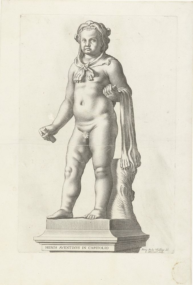 Hercules als jongetje (1640 - 1646) by Cornelis Bloemaert II and Pietro Paolo Baldini