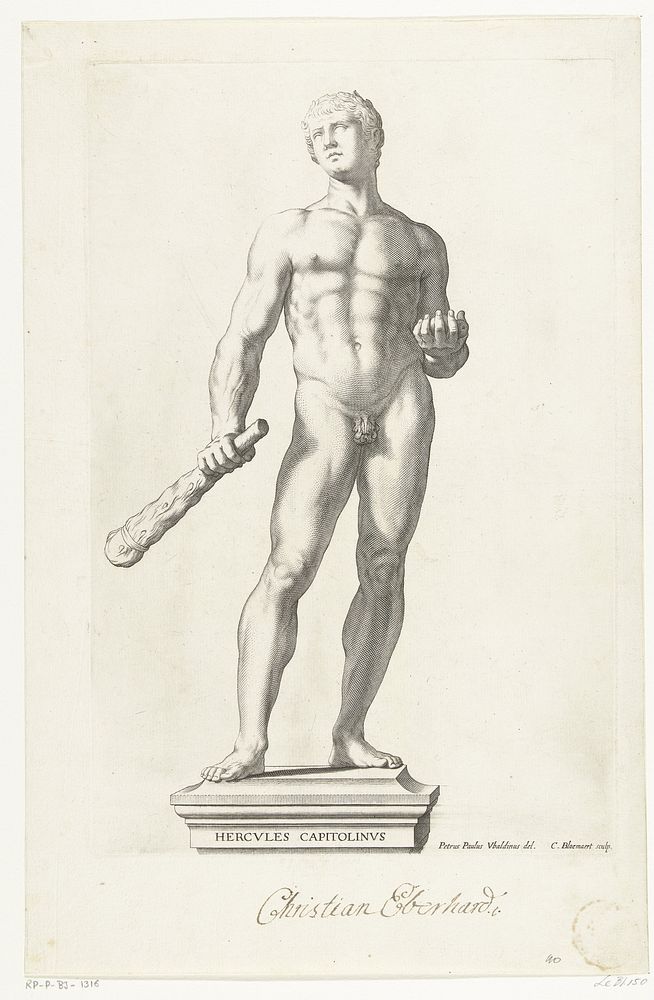 Hercules Capitolinus (1640 - 1646) by Cornelis Bloemaert II and Pietro Paolo Baldini