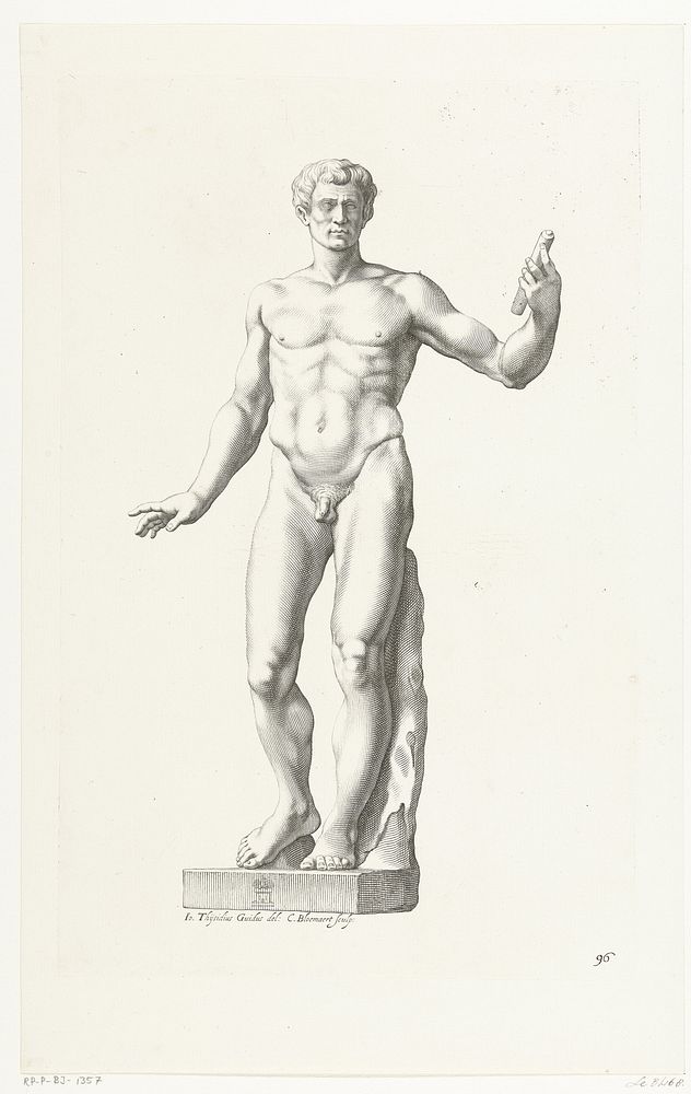 Caesar Augustus (c. 1636) by Cornelis Bloemaert II and Giovanni Citosibio Guidi