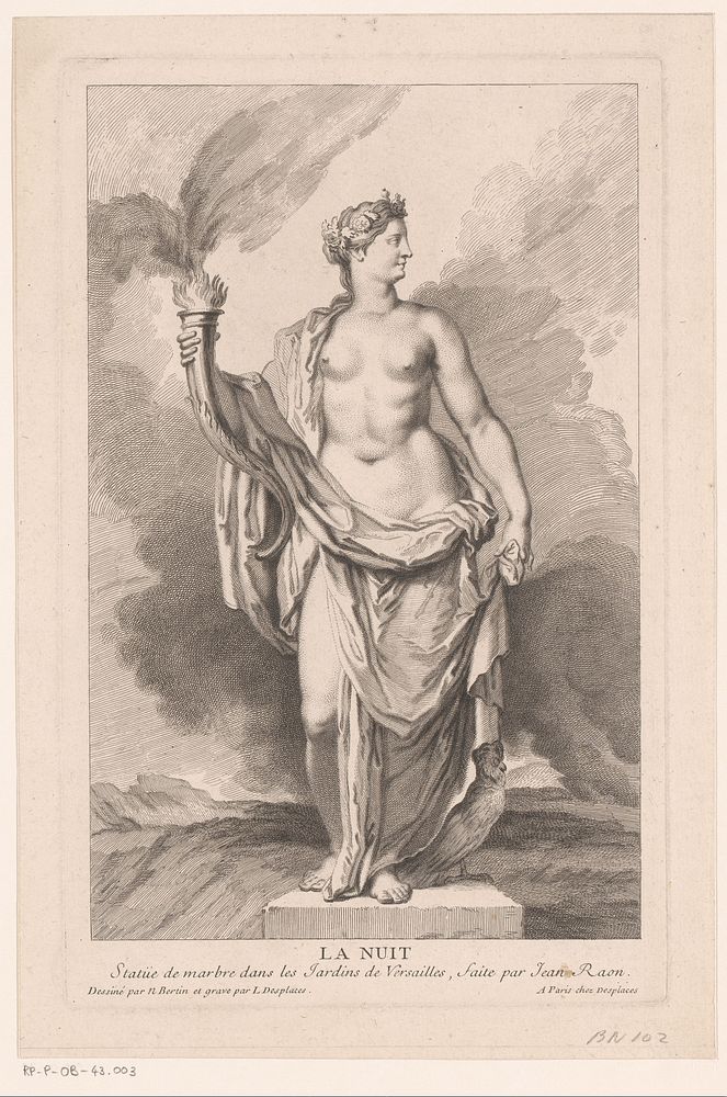 Nacht (1692 - 1739) by Louis Desplaces, Jean Raon, Nicolas Bertin and Louis Desplaces