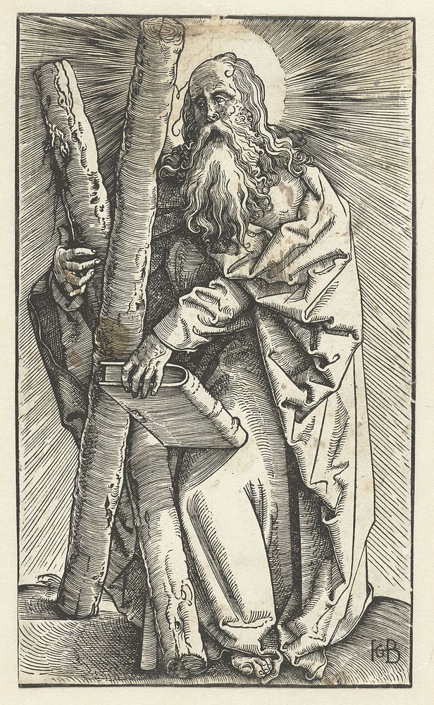 Andreas met Andreaskruis (1519) by Hans Baldung Grien