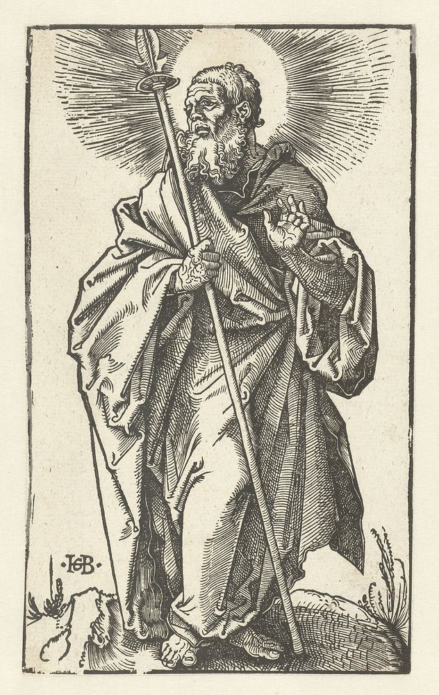 Tomas met speer (1519) by Hans Baldung Grien