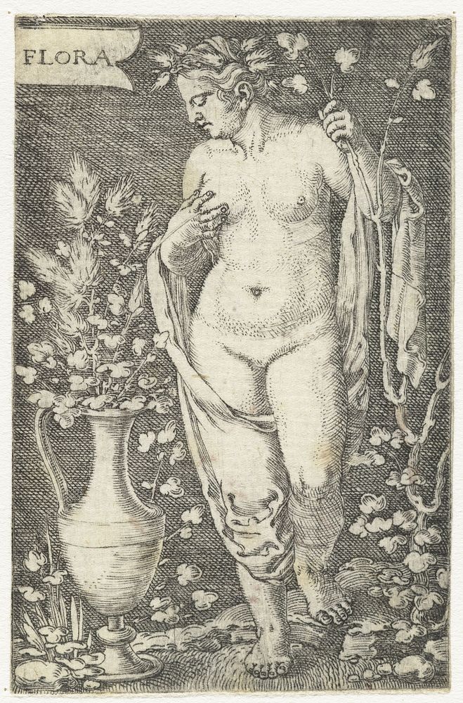 Flora (1512 - 1540) by Barthel Beham and Barthel Beham