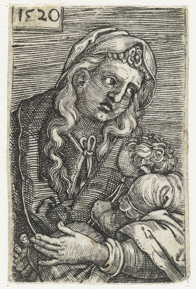 Maria met kind (1520) by Barthel Beham and Barthel Beham