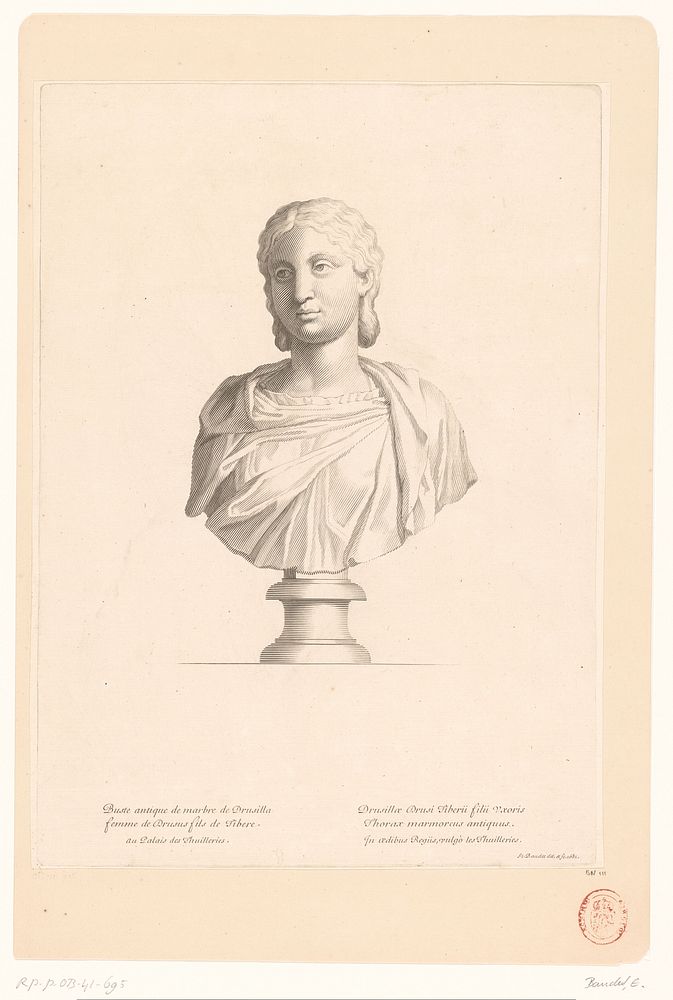 Antieke buste van Livia (1681) by Etienne Baudet and Etienne Baudet