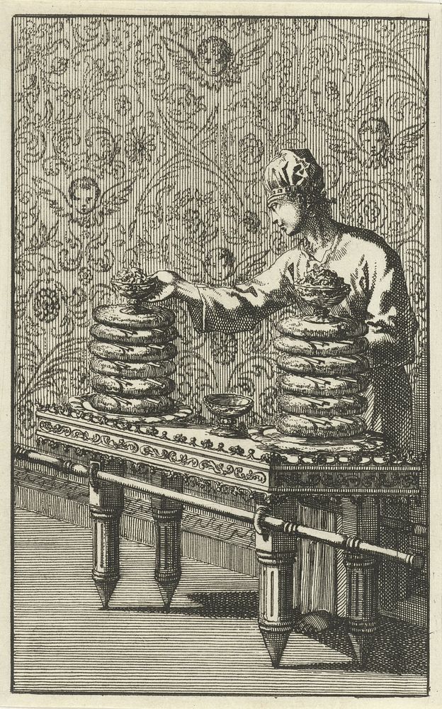 Tafel der Toonbroden (1683 - 1762) by anonymous and Jan Luyken