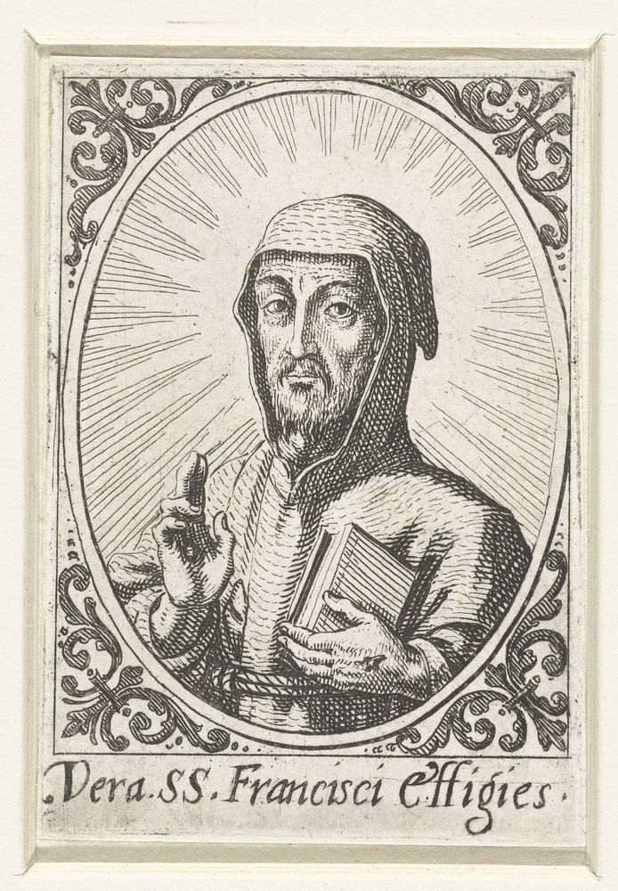 Portret van de Heilige Franciscus (1620 - 1621) by Jacques Callot