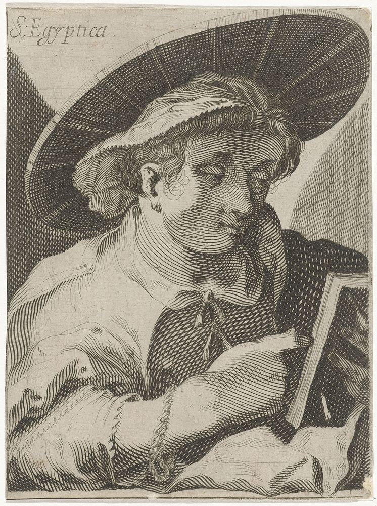Sibille van Egypte (1595 - 1628) by Simon Frisius