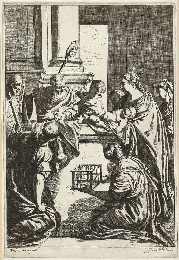 Besnijdenis van Christus (1679 - 1728) by Johannes Gronsveld, Paolo Veronese and Johannes Gronsveld
