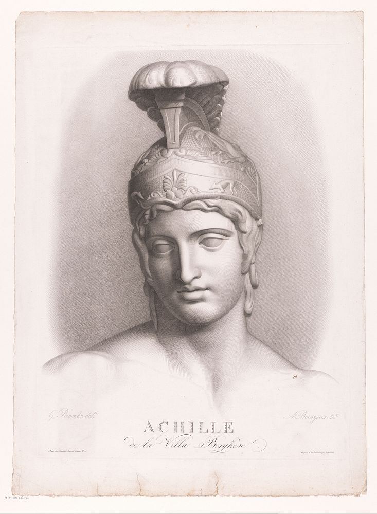 Achilles (1787 - 1828) by Antoine Achille Bourgeois de la Richardière, Gédéon Reverdin and Gédéon Reverdin