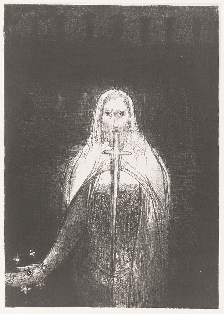Christus met sterren in de hand (1899) by Odilon Redon and Blanchard