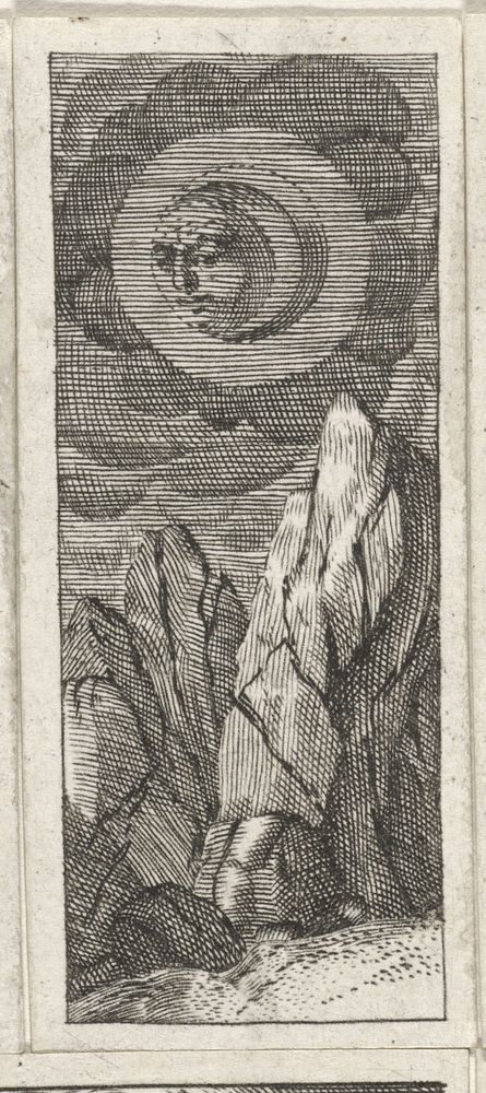 Maansverduistering bij de dood van Christus (1580 - 1600) by Johann Sadeler I