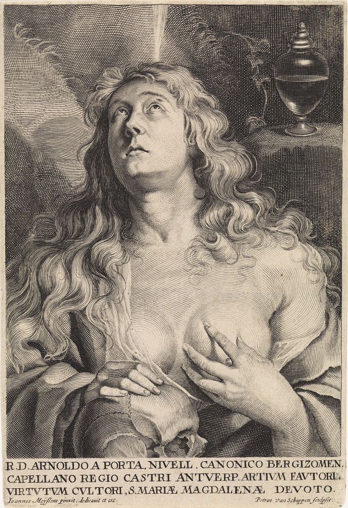 Maria Magdalena (1638 - 1655) by Pieter van Schuppen, Joannes Meyssens, Joannes Meyssens, Joannes Meyssens and Arnold de la…