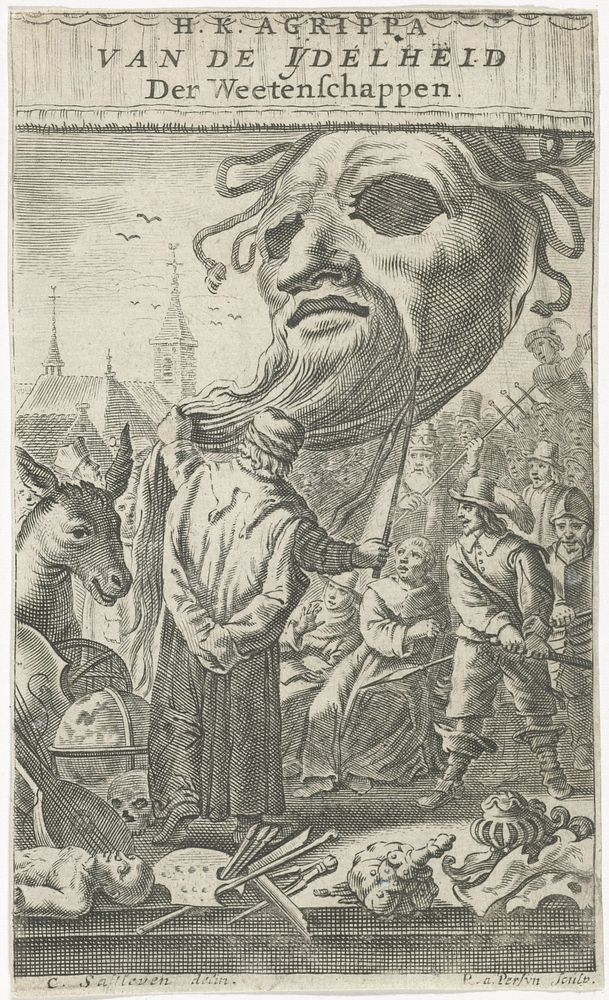 Spotprent op de kunsten (1661) by Reinier van Persijn, Cornelis Saftleven and Joannes Naeranus