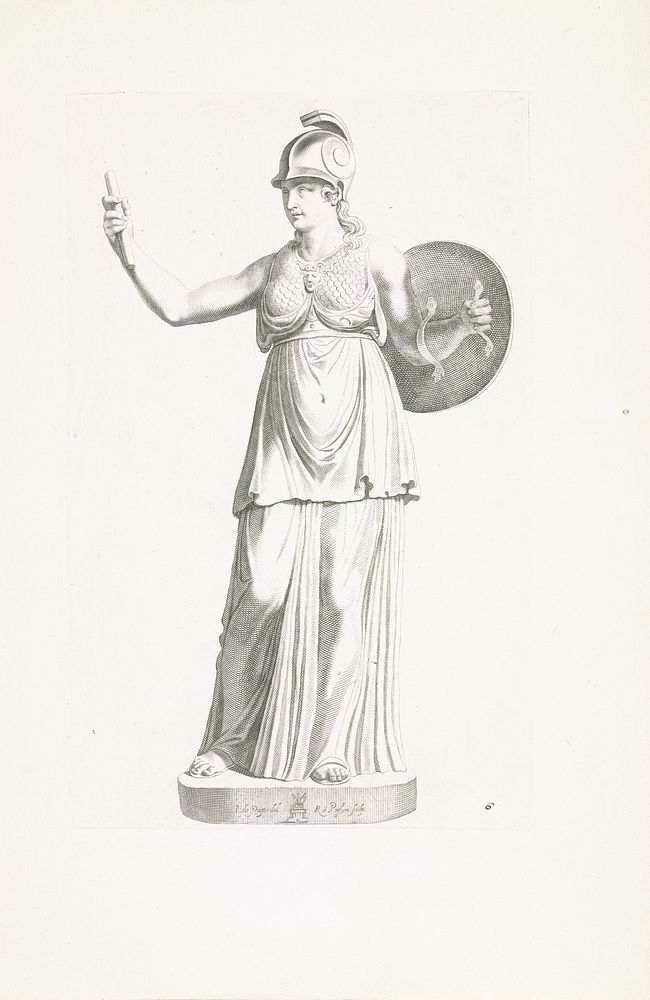 Standbeeld van Minerva (1640) by Reinier van Persijn and Joos de Pape