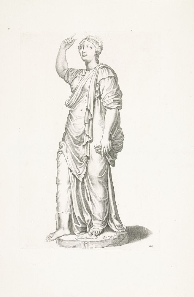 Standbeeld van een vrouw (1640) by Reinier van Persijn and Joachim von Sandrart I