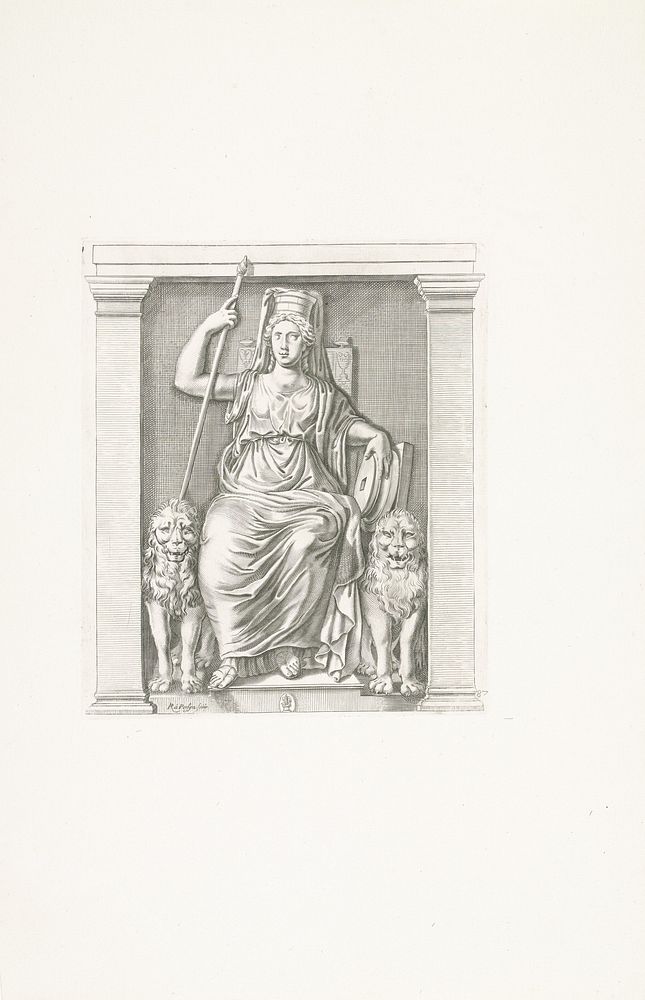 Bas-reliëf van Cybele (1640) by Reinier van Persijn and Nicolò Lorenese