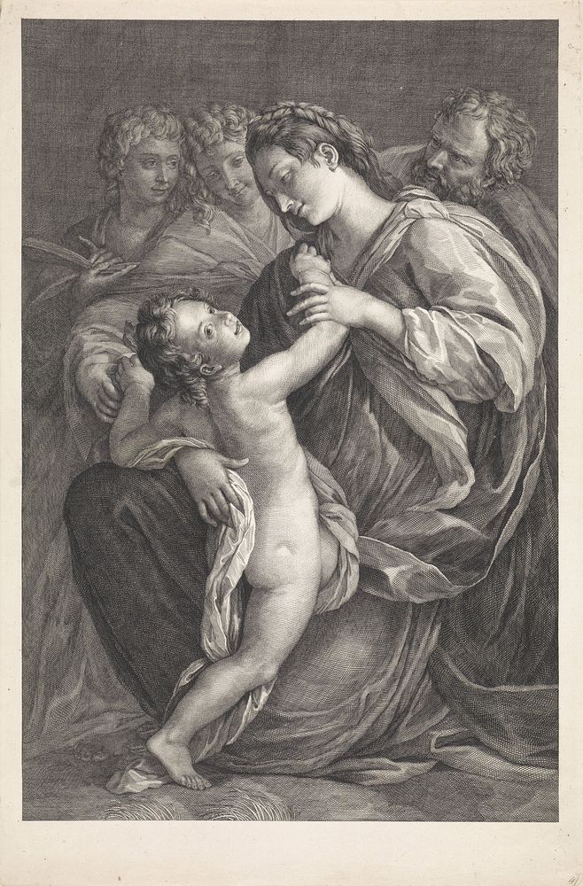 Heilige Familie (1702 - 1759) by Jan Wandelaar and Camillo Procaccini