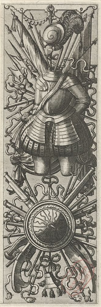 Wapentrofee, kuras met spaanse broek (1572) by Johannes of Lucas van Doetechum, Hans Vredeman de Vries and Gerard de Jode