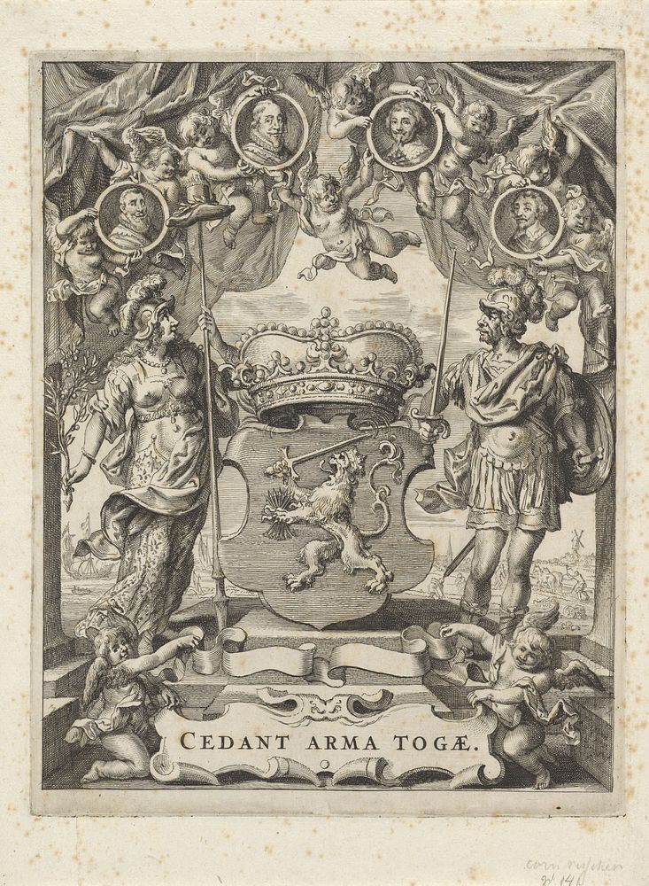 Titelpagina voor: 'Lieuwe van Aitzema, Historie of Verhael', 1657 (1657) by Cornelis Visscher II and Adriaen Pietersz van de…