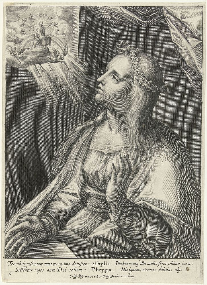 Frygische Sibille (1615) by Crispijn van den Queborn, Crispijn van de Passe I and Crispijn van de Passe I
