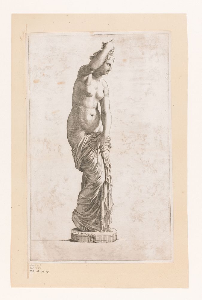 Standbeeld van Venus (1636 - 1637) by Claude Mellan and Claude Mellan