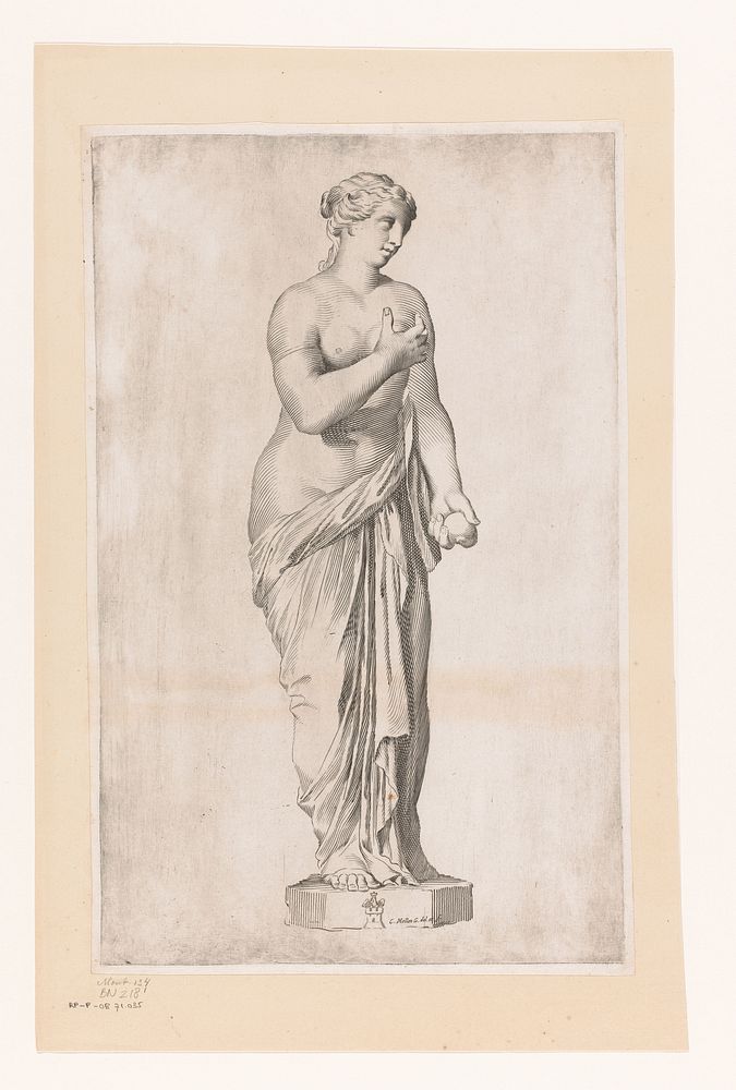 Standbeeld van Venus (1636 - 1637) by Claude Mellan and Claude Mellan