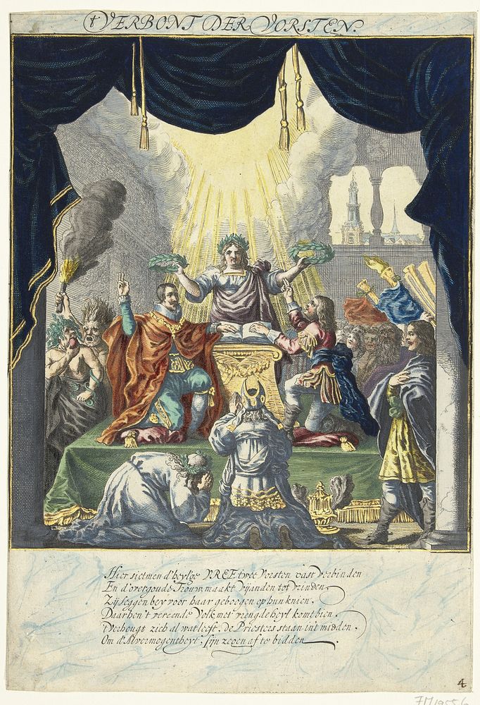 Vertoning van het Verbond der Vorsten, 1648 (1649) by Salomon Savery, Isaac Isaacsz and Tymon Houthaeck