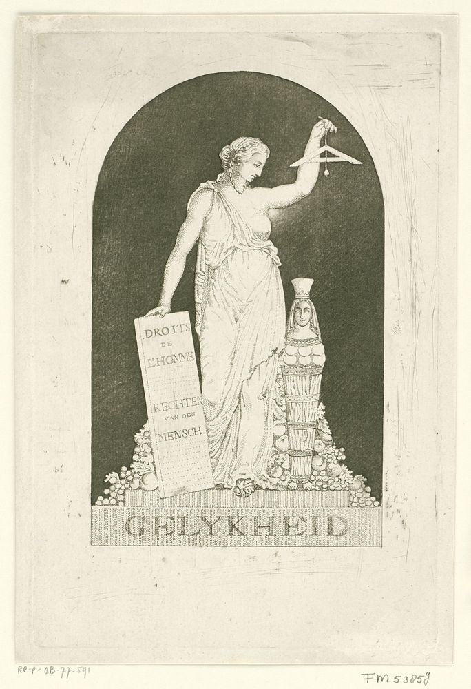 Gelijkheid, 1795 (1795) by anonymous