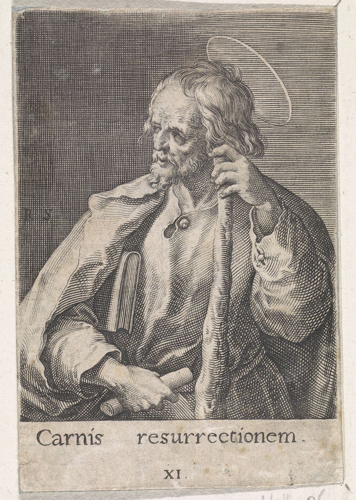 Apostel Jakobus de Mindere (1570 - 1600) by Raphaël Sadeler I and Maerten de Vos