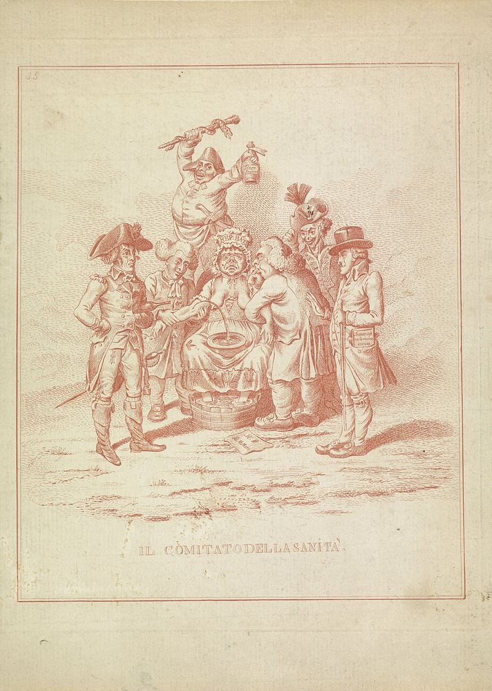 Comité van Gezondheid, 1795 (1799) by anonymous, James Gillray and David Hess